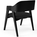 Ver mais imagens de Kit 2 Cadeiras Sala de Jantar Estar Living Estofada Suran L02 Preto Suede Preto - Lyam Decor