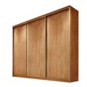 Ver imagem 5 de Guarda Roupa 3 Portas De Correr 4 Gavetas Spazzio Novo Horizonte Cumaru