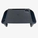 Ver imagem 2 de Bandeja Hospitalar Multifuncional 45cm X 30cm Resistente Preto