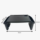 Ver imagem 3 de Bandeja Hospitalar Multifuncional 45cm X 30cm Resistente Preto
