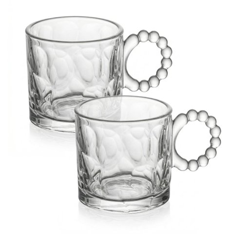 Jogo de Xícaras de Café de Cristal Balls 100ml 2 Peças - Wolff