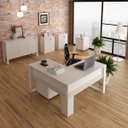 Ver imagem 4 de Conjunto para Escritório 6 Peças Branco Tecnomobili