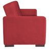 Sofá Cama 3 Lugares Jobim Suede Vermelho - 12