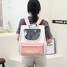 Bolsa Mochila Transporte Gato Pet Cachorro Animais Estimaçao Pequeno Porte Visao Panoramica Viagem P - 3