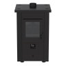 Calefator a Pellets Vulcano Preto Fosco 127 V - 5