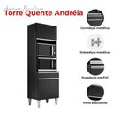 Ver imagem 5 de Paneleiro Torre Quente Andréia para 2 Fornos Preto