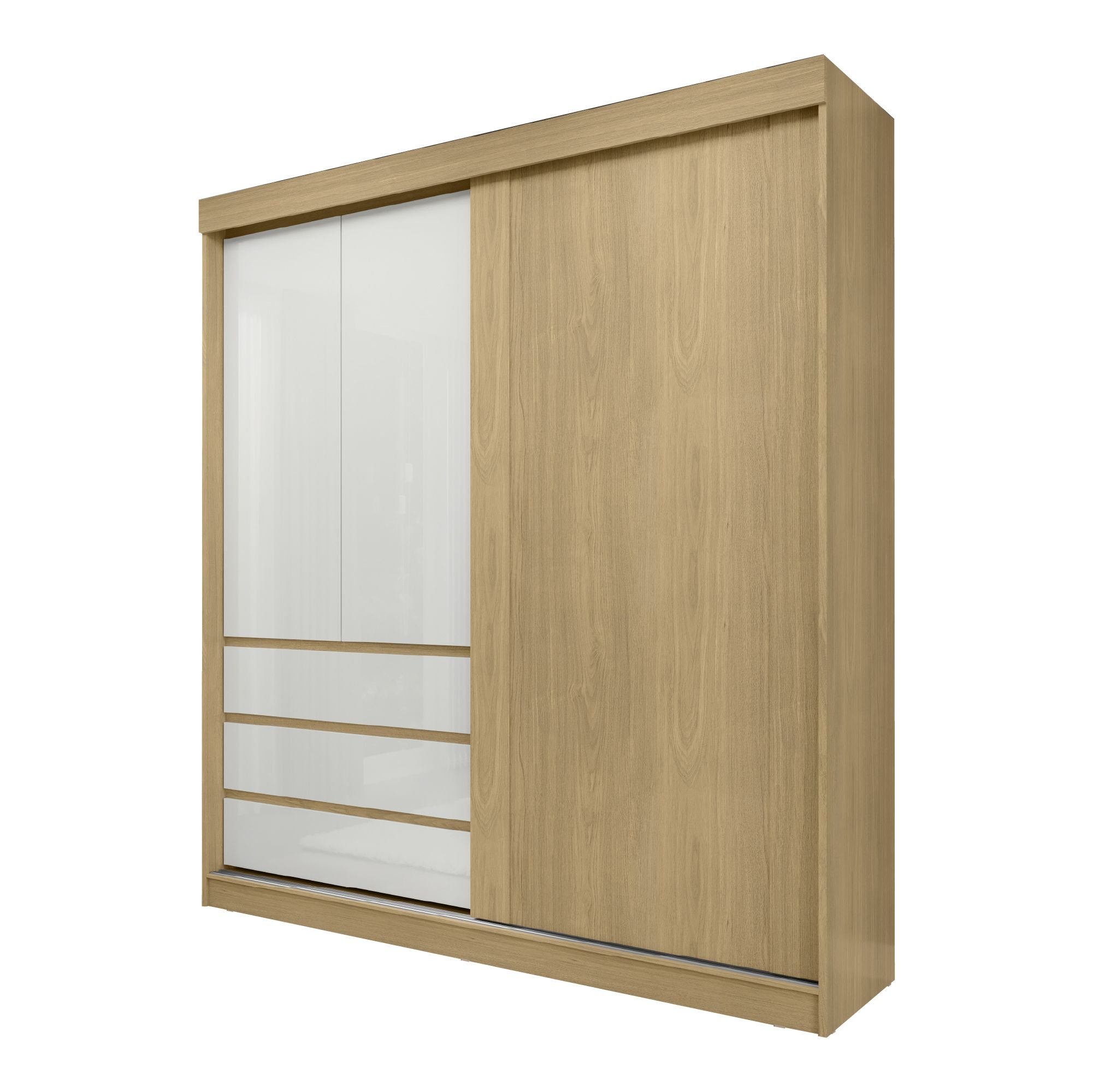 Guarda-roupa Casal Bagda 3 Portas 3 Gavetas - 7
