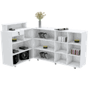 Ver imagem 1 de BALCÃO CAIXA EXPOSITOR EM L M419.B (LOJA, COMÉRCIO) MUNDI MOVEIS