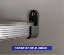 Ver imagem 4 de Guarda Roupa Ripado Espelho Gavetas Lugano 100% MDF - Marcs