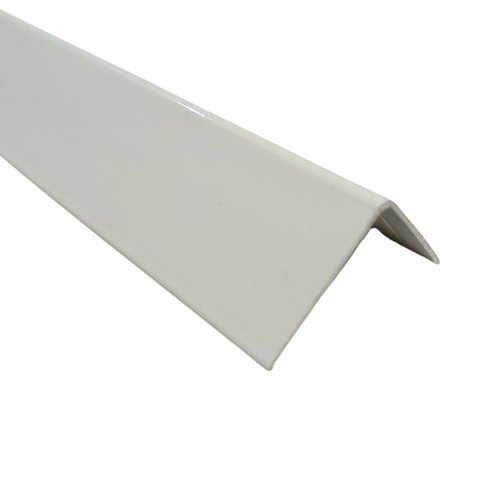 Perfil Cantoneira 25x25mm Alumínio Branco - 3 Metros