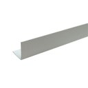 Ver imagem 2 de Perfil Cantoneira 25x25mm Alumínio Branco - 3 Metros