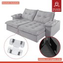 Ver imagem 7 de Sofá Retrátil e Reclinável Modulado 290cm Chile