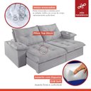 Ver imagem 6 de Sofá Retrátil e Reclinável Modulado 290cm Chile