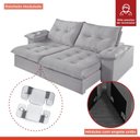 Ver imagem 7 de Sofá Retrátil e Reclinável Modulado 290cm Chile