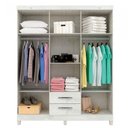 Ver imagem 6 de Quarto de Bebê 6 Portas Ternura Baby com Berço Americano Doce Sonho 100 Branco Brilho - Incorplac