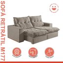 Ver imagem 2 de Sofá Retrátil e Reclinável Modulado 3 Lugares 250cm França