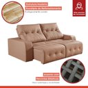 Ver imagem 4 de Sofá Retrátil e Reclinável Modulado 230cm Grécia 