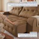 Ver imagem 6 de Sofá Retrátil e Reclinável Modulado 250cm Grécia