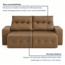 Ver imagem 3 de Sofá Retrátil e Reclinável Modulado 250cm Grécia