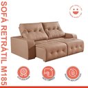 Ver imagem 2 de Sofá Retrátil e Reclinável Modulado 250cm Grécia