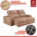 Ver imagem 4 de Sofá Retrátil e Reclinável Modulado 250cm Grécia