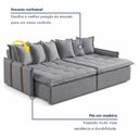 Ver imagem 2 de Sofá Retrátil e Reclinável Modulado 194cm Pés em Madeira Maciça Portugal