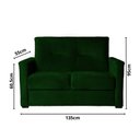 Ver imagem 4 de Sofá 2 Lugares Pequeno Alice e Porta Controle Herreiro Cores Cor:verde