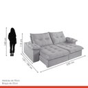Ver mais imagens de Sofá Retrátil e Reclinável Modulado 230cm Chile