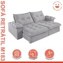 Ver imagem 2 de Sofá Retrátil e Reclinável Modulado 230cm Chile