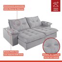 Ver imagem 5 de Sofá Retrátil e Reclinável Modulado 230cm Chile