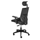 Ver imagem 3 de Cadeira Escritório Giratória Nr-17 Presidente Atenas Or Design Tela Mesh Preto Base Rodizio Nylon