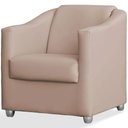 Ver imagem 1 de Poltrona Decorativa Luiza Suede Bege