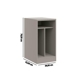 Nicho Aéreo Modulado Elegance - Cinza - 4