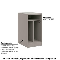 Nicho Aéreo Modulado Elegance - Cinza - 2