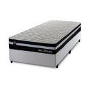 Ver imagem 3 de Conjunto Cama Box Solteirão c/ Molas Ensacadas Durham Branco 96x203x60