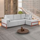 Ver imagem 1 de Sofá de Canto Bipartido 4 Lugares Holanda