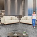 Ver mais imagens de Conjunto de Sofá 2 e 3 Lugares Pés em Madeira Maciça Ingla