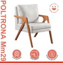 Ver imagem 2 de Poltrona Decorativa para Sala de Estar Mm29 Boucle