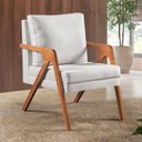 Ver imagem 1 de Poltrona Decorativa para Sala de Estar Mm29 Boucle