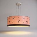 Ver imagem 1 de Luminária de Teto Pendente Flores 40x15 Rosa 2 em 1