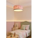 Ver imagem 3 de Luminária de Teto Pendente Flores 40x15 Rosa 2 em 1