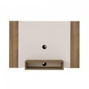Ver imagem 6 de Conjunto Sala Estar Painel para Tv até 40 Pol Centro com Espelho e Mesa de Apoio Vip Bege Off White