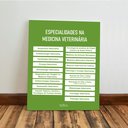 Ver imagem 5 de Kit 3 Quadro Decorativo Medicina Veterinária Clinica Quarto 28x20