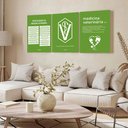 Ver imagem 3 de Kit 3 Quadro Decorativo Medicina Veterinária Clinica Quarto 28x20