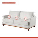 Ver mais imagens de Sofá 3 Lugares 206cm Living Tecido Impermeável Acqua Block Dinamarca