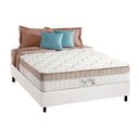 Ver imagem 1 de Cama Box Casal: Colchão Molas Anjos Superlastic King Best + Base CRC Courano White(138x188)