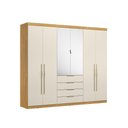 Ver imagem 1 de Guarda Roupa 6 Porta Giardino Demobile Cinamomo Off White