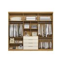 Ver imagem 5 de Guarda Roupa 6 Porta Giardino Demobile Cinamomo Off White
