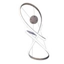 Ver imagem 6 de Lustre Pendente Arco Infinito 3 em 1 Aneis Led 49w Luminaria Luxo Teto Sala de Jantar