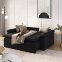 Ver imagem 3 de Sofá Cama Palmeira 3 Lugares Retrátil Reclinável 200cm CabeCasa MadeiraOriginals